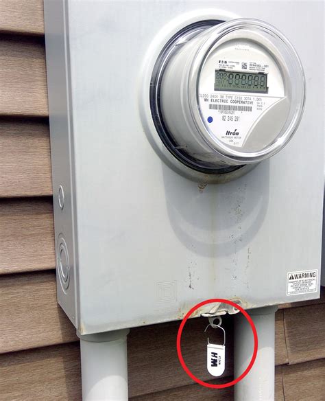 electrical meter sealed